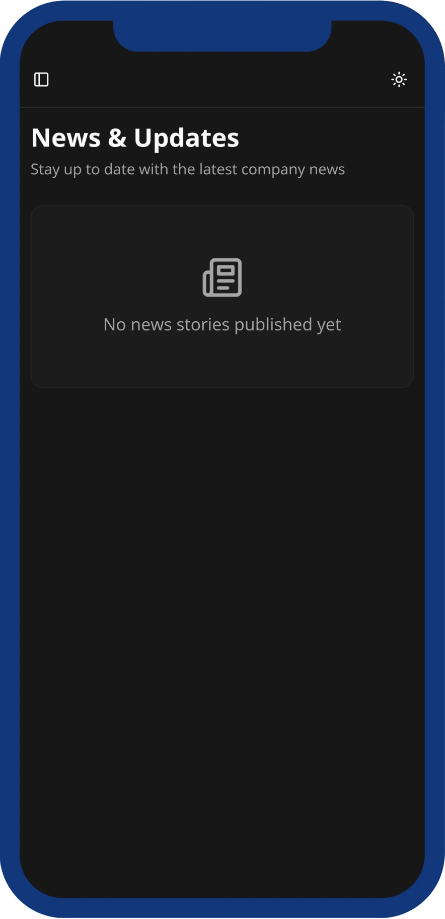 News Feed Screen